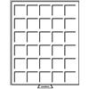 Leuchtturm 326654 MB Cofanetto per Monete 38 x 38 mm - Scomparti Quadrati per 500 OES, 5Mk, Maple Leaf, US Silver $ - Color Fumo