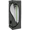 Zelsius Tenda MyHomeGrow Tenda da Coltivazione | Growbox Interno | Growroom Armadio Crescere Camera oscura Tenda per Piante Serra Tenda idroponica (100 x 100 x 200 cm, Grigio)