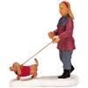 Lemax strolling with pooch