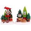 Lemax Tree farm display, set of 2