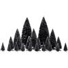 Lemax Assorted pine trees, set of 21