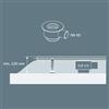 TECE drainline scarico piatto, DN 50 scarico laterale, 650001, drainline [Canaline Doccia e Scarichi Bagno > Canaline Doccia]