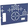 Geberit sagoma di foratura per WC sospeso e Geberit AquaClean, 111747001, AquaClean; Duofix; Kombifix [WC > Accessori WC]