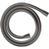 hansgrohe Isiflex flessibile doccia, 28272340, Isiflex nero cromato spazzolato [Rubinetteria Bagno > Flessibili Doccia]