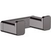 hansgrohe AddStoris gancio portasciugamani, 41755340, AddStoris nero cromato spazzolato [Accessori Bagno > Portasciugamani]