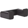 hansgrohe AddStoris gancio portasciugamani, 41755670, AddStoris nero opaco [Accessori Bagno > Portasciugamani]