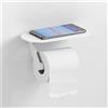 hansgrohe WallStoris porta rotolo, 27928700, WallStoris bianco opaco [Accessori Bagno > Porta Rotolo]