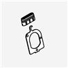 hansgrohe inserto doccia/Mousseur per miscelatore monocomando lavabo Vivenis, 94275000, Universal [Rubinetteria Bagno > Ricambi Rubinetteria Bagno]