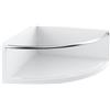 Emco Round portaoggetti doccia, 434500101, Round cromo/bianco opaco [Accessori Bagno > Mensole Doccia]