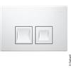 Geberit Delta35 placca di azionamento Square, 115135115, Square Delta35 [Placche di Scarico > Placche di Scarico per WC]