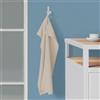 Zack CARVO gancio portasciugamani, 40813, CARVO bianco opaco [Accessori Bagno > Portasciugamani]