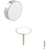 Geberit Split copertura per set scarico e troppopieno, 150300KJ1, Split bianco/cromo [Rubinetteria Bagno > Sistemi di Scarico]