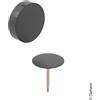 Geberit Split copertura per set scarico e troppopieno, 150300141, Split nero opaco [Rubinetteria Bagno > Sistemi di Scarico]