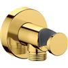 Duravit Universal supporto doccetta con attacco per tubo flessibile, UV0630009034, Universal oro [Rubinetteria Bagno > Prese d'Acqua]