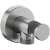 Duravit Universal supporto doccetta con attacco per tubo flessibile, UV0630009070, Universal acciaio inox spazzolato [Rubinetteria Bagno > Prese d'Acqua]