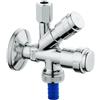 Grohe Universal valvola di collegamento dell'unità, 3/8" x 3/8", 41070000, Universal cromo [Rubinetteria Bagno > Rubinetti Filtro]