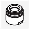 hansgrohe aeratore M18x1 (5 l/min), 95384000, Universal cromo [Rubinetteria Bagno > Ricambi Rubinetteria Bagno]