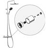 hansgrohe maniglia termostatica, 93727000, Universal cromo [Rubinetteria Bagno > Ricambi Rubinetteria Bagno]