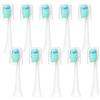 ZHXGO 10 Pezzi Testa Dello Spazzolino Ultrasonico, Testine Spazzolino Elettrico a Forma di W, Testine Spazzolino Plaque Pulito, Testine Ricambio con Coperchio per Philips Sonicare Spazzolino Elettrico