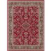 HANSE Home Tappeto a pelo corto, stile orientale, per soggiorno, camera da letto, colore rosso, 120 x 160 cm