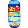 Character World Pokemon ReadyBed - Letto gonfiabile per bambini, sacco a pelo con pompa, materasso da viaggio per pigiama party, campeggio o uso domestico