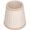 Tissting Paralume in Tessuto, Mini Copriluce per Lampadario E14 con Clip, Diametro 14 cm, Tessuto per Lampada da Parete, Tavolo, Terra, Scrivania, Illuminazione Morbida per Ogni Ambiente