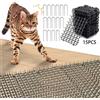 MEISHANG Tappetino Repellente per Gatti,15PCS Dissuasore Plastica, Giardino, con Punte,Stuoia Deterrente