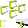 4 Fermagli Per Tovaglia In Acciaio Inossidabile – Clip Antiscivolo Per Tavoli Da Picnic E Feste, 6,5 Cm