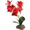 Lucky Reptile Scape it Easy - Orchidea Grande Rosso, ca. 30 cm - Pianta Decorativa per terrari