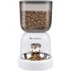 Flamingo DISTRIBUTORE Automatico di Cibo con Timer Digitale BLIDO Bianco 3L