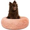 lionto Letto per Cani Rotondo Cuscino Gatti Letto Donut, (S) 40 cm Ø Rosa