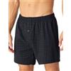 Schiesser Boxer da Uomo, Morbidi e Confortevoli, Senza Elastico Biologico, Cotone Casual Intimo, Nero_180507, 4/ S