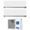 Haier Climatizzatore Condizionatore Haier Dual Split Inverter serie Revive 9+12 con 2U50MEFFRA R-32 Wi-Fi Integrato 9000+12000