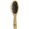 Tek spazzola per capelli ovale piccola in legno di frassino con dente corto - Handmade in Italy