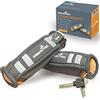 Gymnastics Power Pesi a mano per camminare, 2 libbre in morbido neoprene pesi da jogging per donna, set di manubri con cinturino riflettente