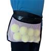 CRSUSUKJ Borsa Per Palline,Cintura Per Esercizi Borsa Cintura,Borsa Palline Tennis,Sacchetto della Pallina Tennis Vita Trimmer Cintura per Le Cintura di Esercizio,facili da tenere per 8 palline da tennis