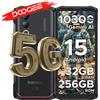 Doogee Blade20 Turbo 5g Telefono robusto Android 15 Gemini a smartphone 6.6 ''HD + 8Gb 256Gb Ai Doppia fotocamera 10300Mah Batteria Nfc - 8GB 256GB TITANIUM
