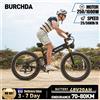 BURCHDA R5PRO 1000 w50km/H 26 pollici pieghevole Mountain bicicletta elettrica 48 v20ah litio Fatbike bici elettrica per adulti moto - R5PRO GREEN 20AH