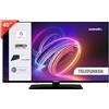 TELEFUNKEN 2025 Smart TV 40 Full HD TE40750B49V4DAZ, TV LED 40 Pollici con Google Assistant Integrato, Compatibile con Google Home, Digitale DVB-T2, Dolby Vision HDR10, Android TV, Dolby Audio