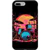 T-Shirts Grafiche de Set di trappole Batteria Opere d'arte Musica Concerto Custodia per iPhone 7 Plus/8 Plus