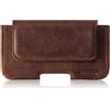 SURAZO Custodia in vera pelle al 100% per Apple iPhone 14 Pro Max - Custodia orizzontale in pelle [custodia per cellulare in pelle piena]