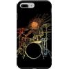 Magliette de Set di trappole Scuola di musica per batteristi Vintage Look Custodia per iPhone 7 Plus/8 Plus