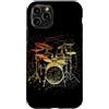 T-Shirts Grafiche de Musicista di batter Custodia per iPhone 11 Pro Batteria Strumento musicale in stile retrò