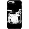 Magliette Grafiche de Batteria Set di tamburi Musica Grafica Banda Cimbali Custodia per iPhone 7 Plus/8 Plus