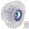 Tnfeeon Lampadine LED Che Cambiano Colore 18W Dimmerabile E27 LED RGB Altoparlante Integrato 24 Tasti Faretti LED Colorati Timer Lampadine Intelligenti con Telecomando