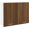 vidaXL Mobile Pensile Rovere Marrone 80x31x60 cm in Legno Multistrato