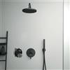 Ideal Standard Ceraline Kit Doccia Completo Nero Opaco