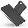 RADOO Cover per iPhone SE 2020, ultra sottile in pelle PU di alta qualità, con aletta a portafoglio [antiurto in TPU] [slot per schede] [chiusura magnetica] per iPhone SE 2020 (4,7 pollici) (grigio