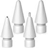 SIXFU Aggiornate per Punte Apple Pencil, Metallo misto punte Apple Pencil Pro/Per Apple Pencil 1 Generazione/Apple Pencil 2 / Apple Pencil usb c/Punta Apple Pencil Punte (4 Pezzi)