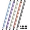 MEKO Penna per Tablet MEKO 2 in 1 Penna pour iPad/iPhone/Samsung/Android/IOS, Penna Touch Tablette ad Alta Sensibilità e Precisione con 10 Punte di Ricambio